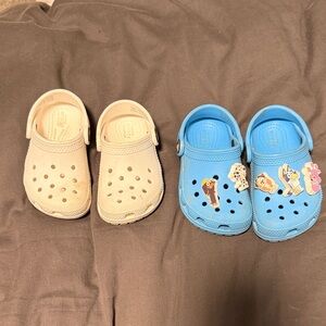 Toddler crocs set (6&7)